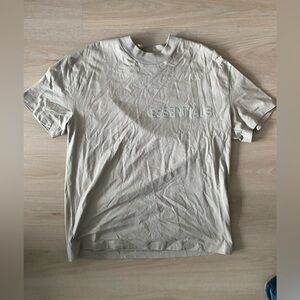 Fear of God Essentials Men's Beige Short Sleeve Tee Size M